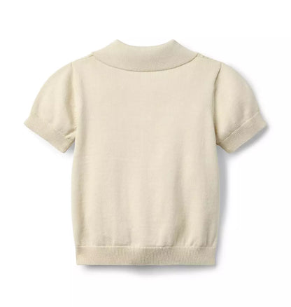 IVORY STRIPE POLO