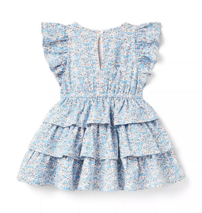 MULTI FLORAL TIER DRESS