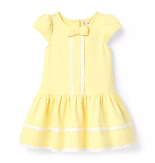 K YELLOW PONTE DRESS ESTR 2