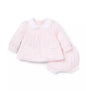 PINK HEART POINTELLE SET