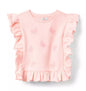 PINK RUFFLE TOP