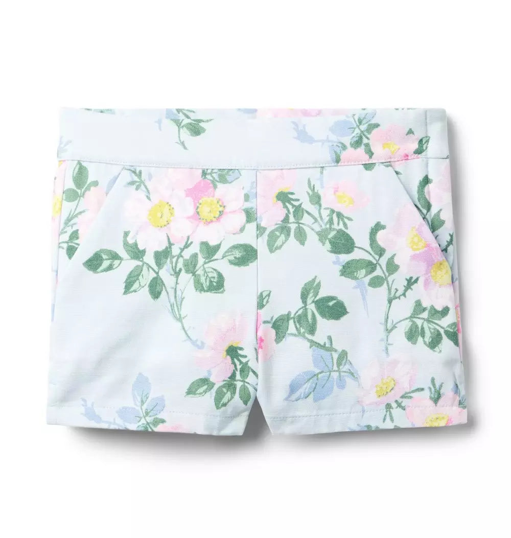 BLUE FLORAL SHORT