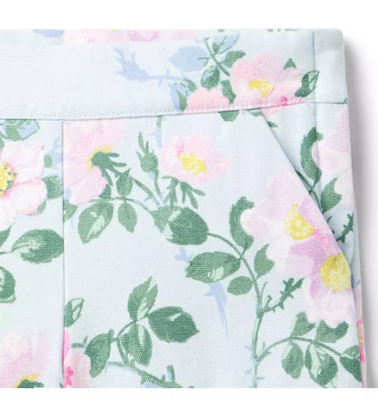 BLUE FLORAL SHORT