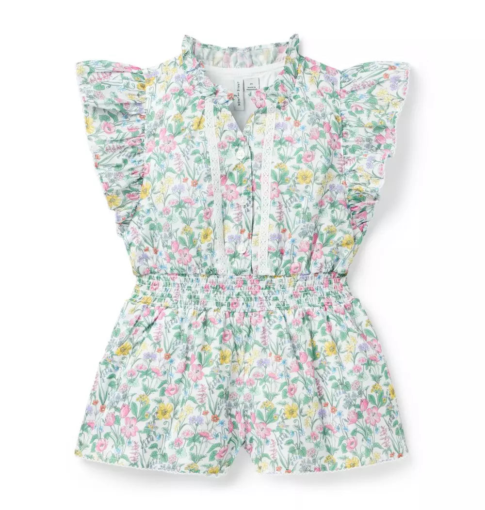 MULTI FLORAL ROMPER