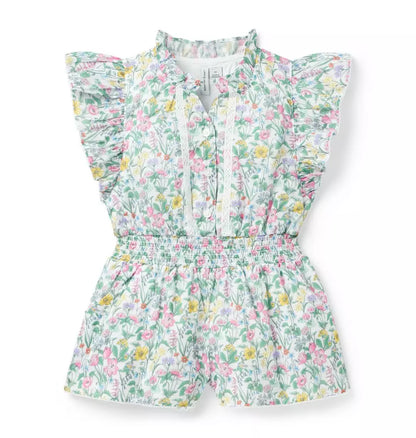 MULTI FLORAL ROMPER