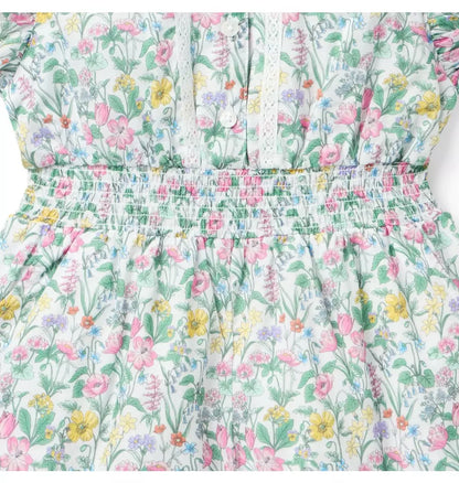 MULTI FLORAL ROMPER