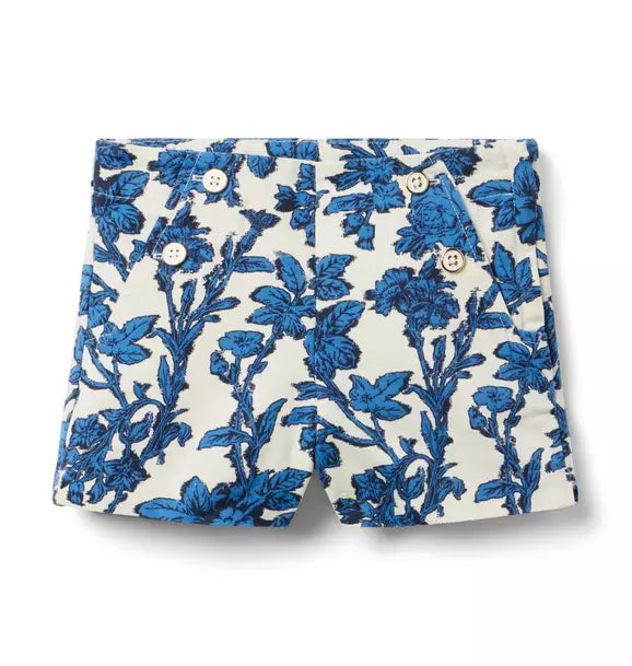 BLUE FLORAL SHORT