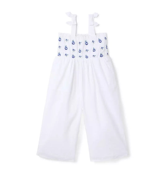W X WHT EMB SMOCK JUMPSUIT SP 2