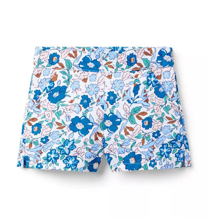 BLUE FLORAL SHORT