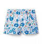 BLUE FLORAL SHORT