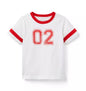 T-SHIRT K SS RED 02 VARSITY GRAPHIC TEE F0