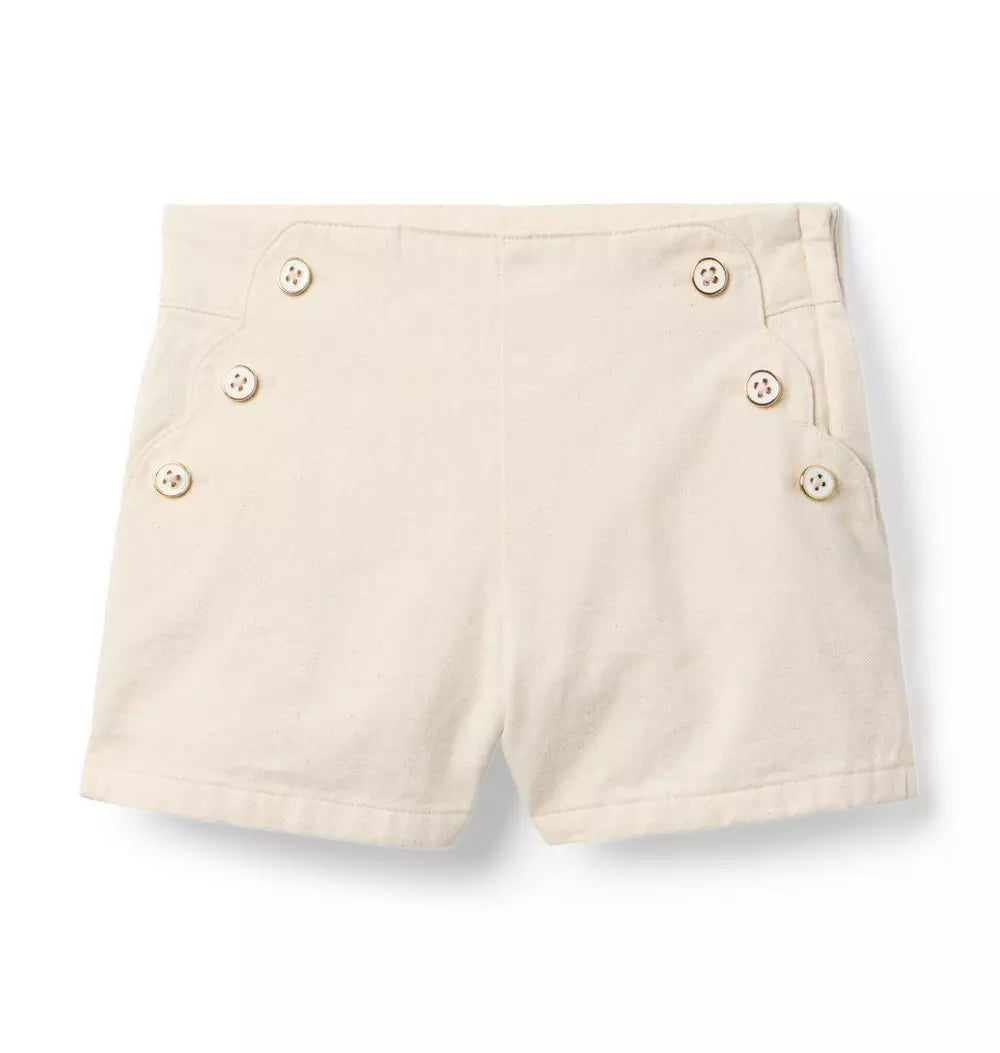 W KHKI SCALLOP SHORT SP2