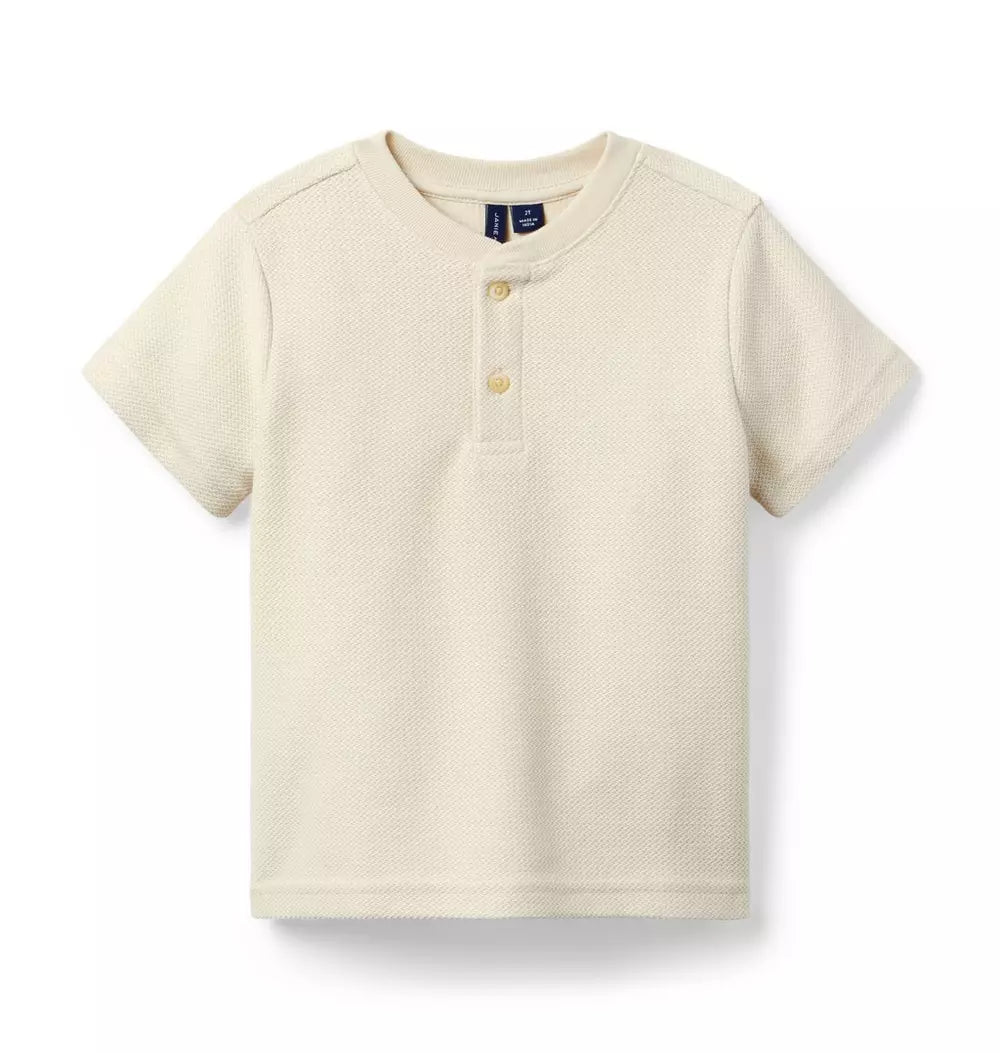K RED STRIPE SS HENLEY SPR2