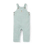 OVEROL B W GREEN GINGHAM DOG ICON LL OVERALL F1