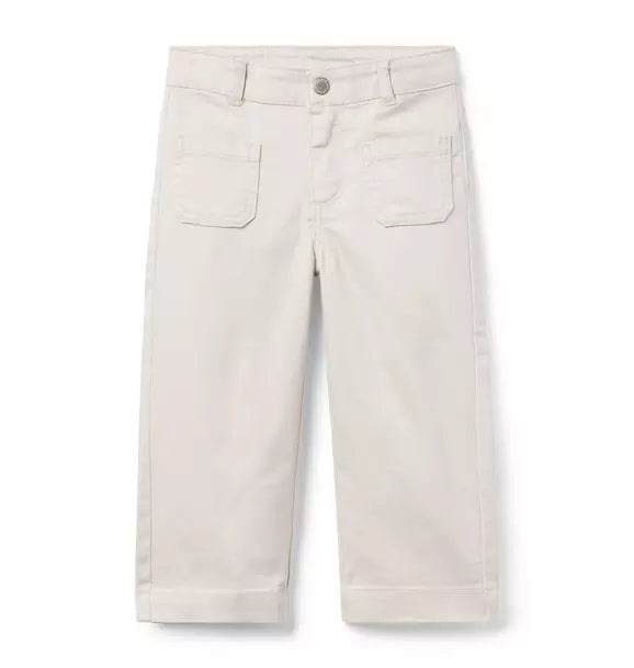 PANTALON W TR KHKI WIDE LEG PANT FB