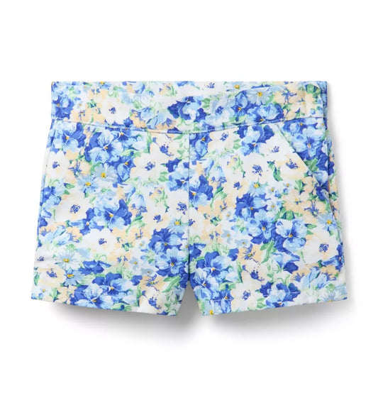 W BLU FLRL SHORT SP2
