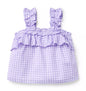 PURPLE GINGHAM TOP