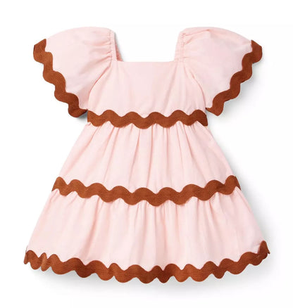 PINK RICRAC DRESS