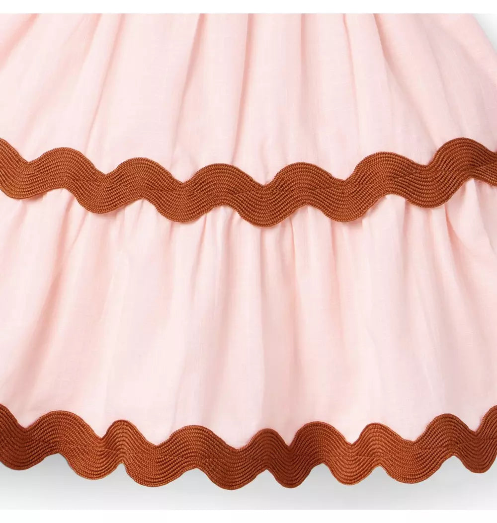 PINK RICRAC DRESS