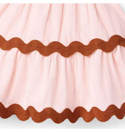 PINK RICRAC DRESS