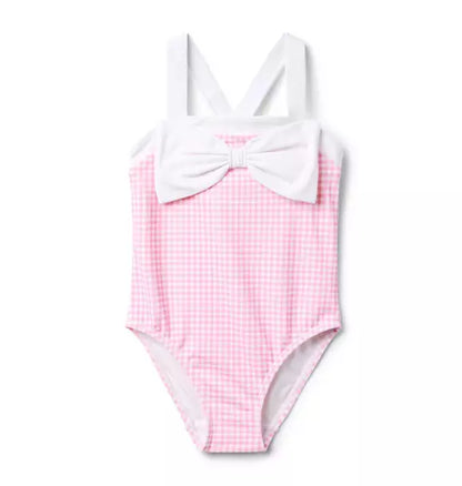 PINK BOW SWIMSUIT