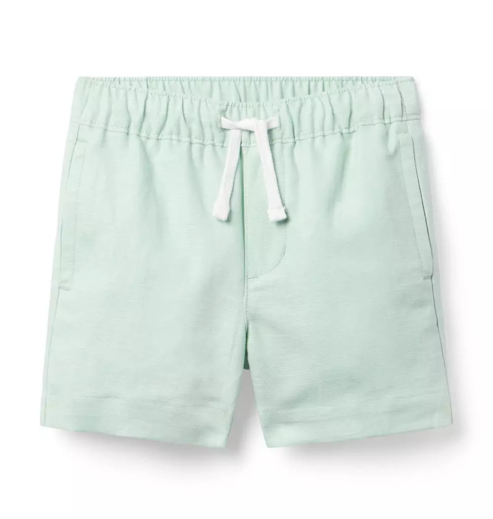 W TR AQUA PO LINEN SHORT SPRBRK
