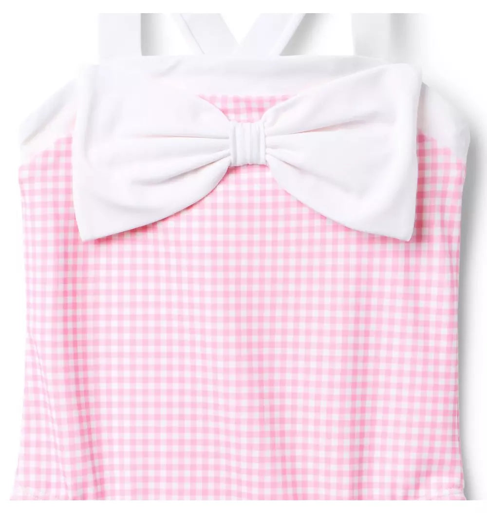 PINK BOW SWIMSUIT