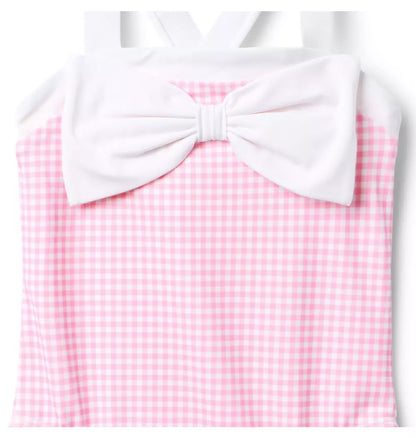 PINK BOW SWIMSUIT