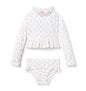 WHITE PINEAPPLE SWIM SET