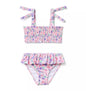 PINK FLORAL SWIM SET