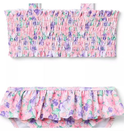 PINK SEERSUCKER SWIM SET