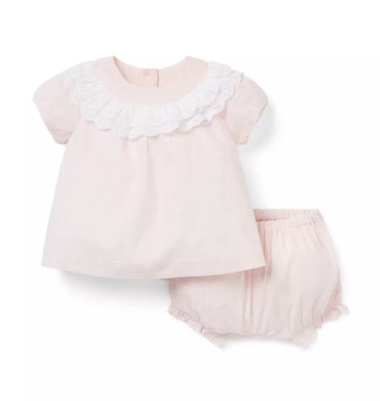 PINK GINGHAM SET