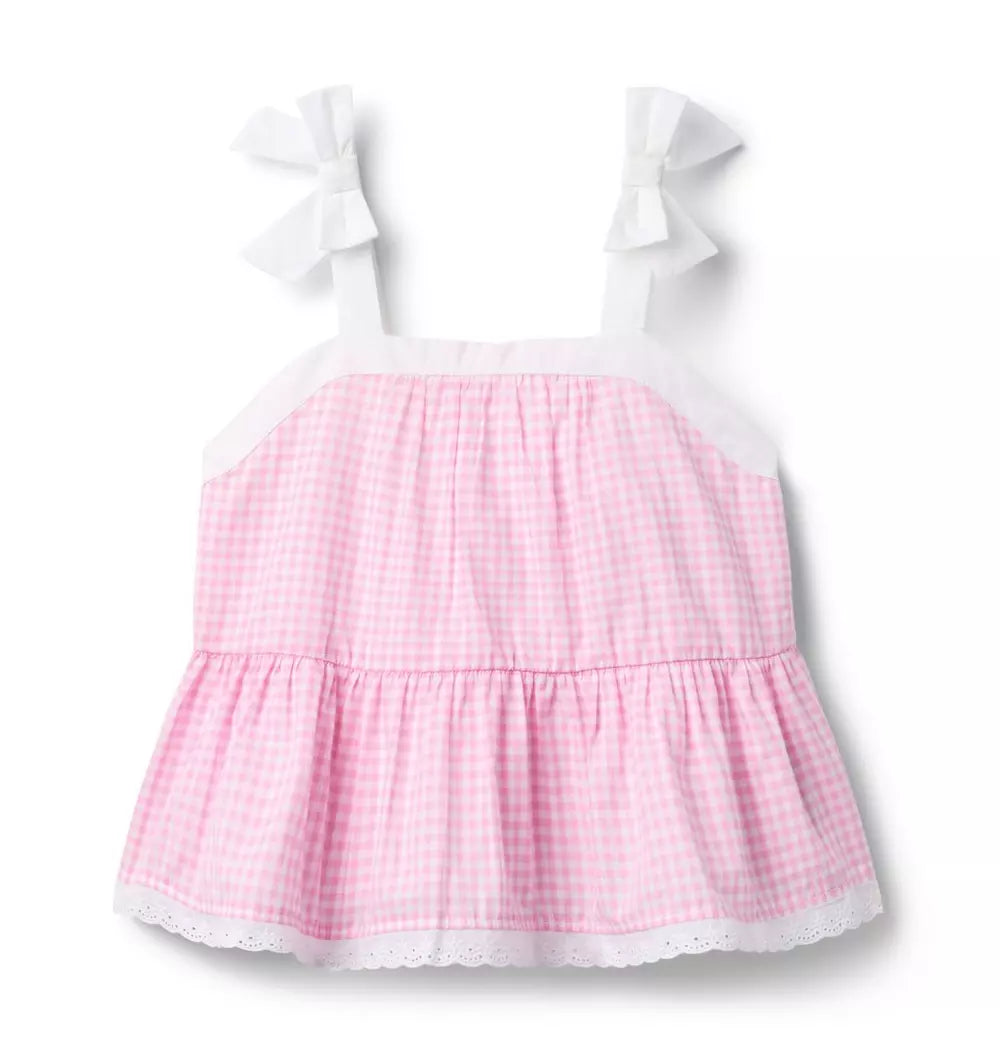 PINK HANDSTITCH TOP