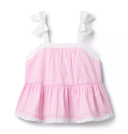 PINK HANDSTITCH TOP