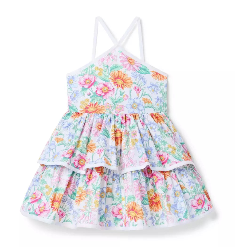 W ES MULTI FLRL HALTER DRESS SMR 3