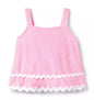 PINK TERRY SWIM TOP