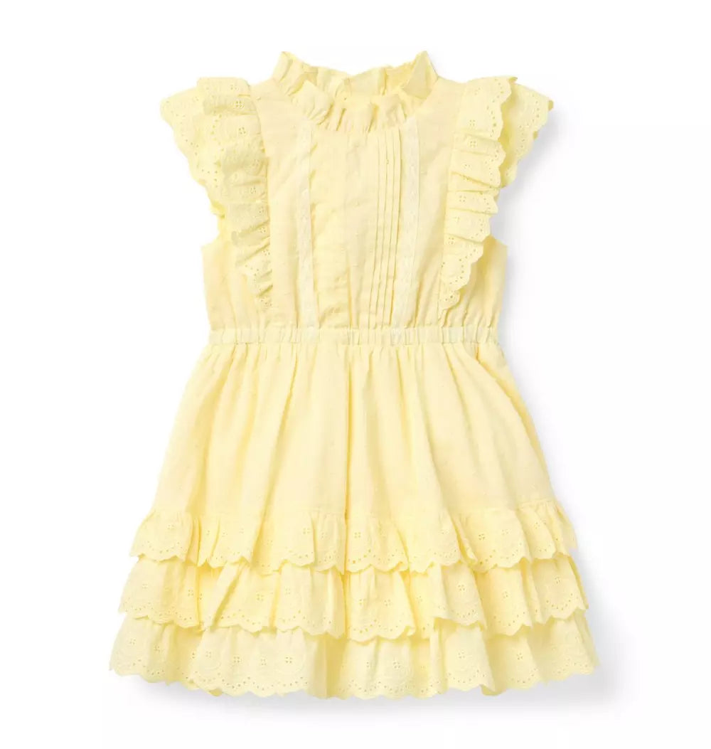 W YELLOW DOBBY DRESS SPR OCC
