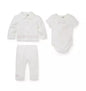 WHITE POINTELLE 3PC SET