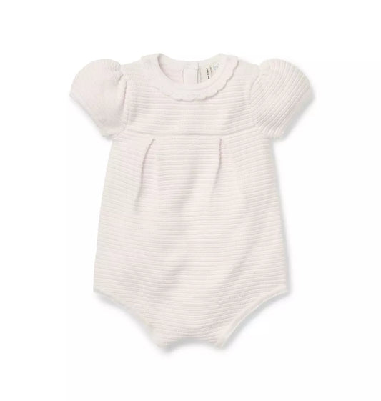 PINK WHITE STRIPE COLLAR BUBBLE