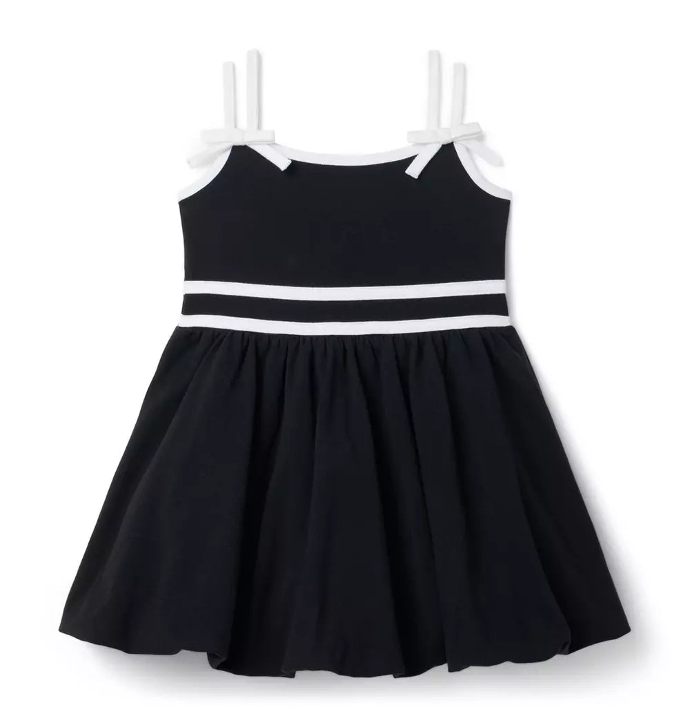 K BLACK BBL PONTE DRESS BW