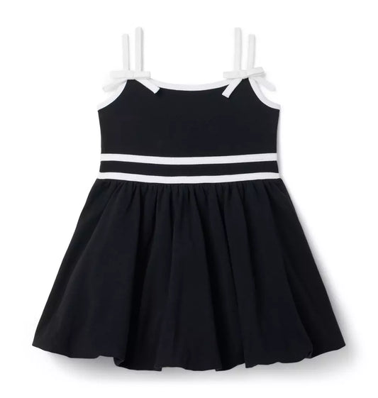 K BLACK BBL PONTE DRESS BW
