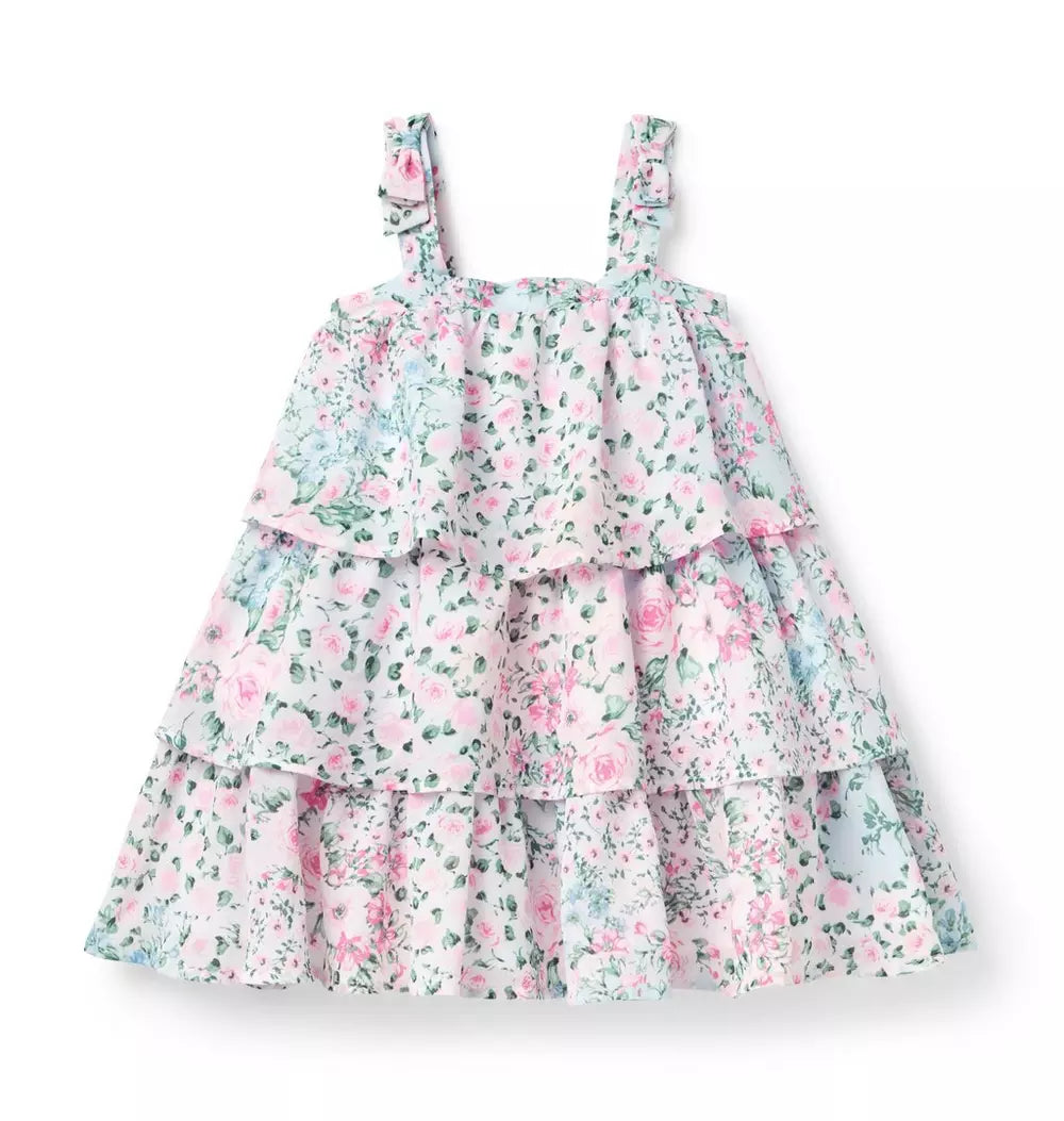 W MULTI BOLD FLRL TIER DRESS ESTR 1