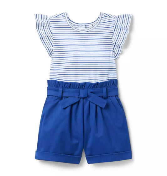 K X NVY STRIPE OTTOMAN ROMPER SMR 4