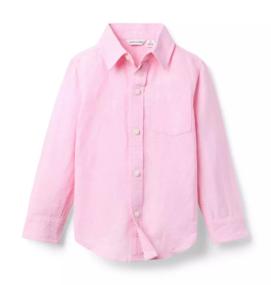 W TR PINK LINEN RU TOP ESTR1
