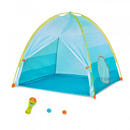 B. PLAY TENT & FLASHLIGHT