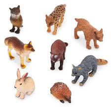 8 PCS FOREST ANIMALS 4-9CM