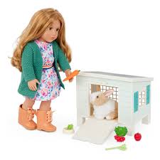 RABBIT HUTCH W/PET & ACCESSORIES