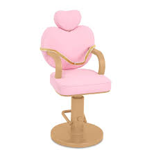 HEART SHAPED SALON CHAIR AND ACCESSORIES