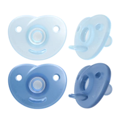 set 2 chupetas soothie silicon 0-6 meses