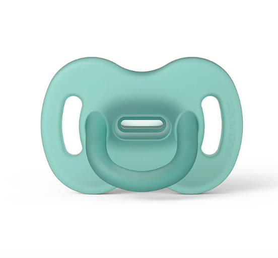 All silicone physiological pacifier 6-18 months blue